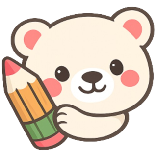 Mascotte ourson Soothing Colo avec crayon de couleur